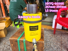 Kích thủy lực có lỗ 60 tấn HHYG-6050K TLP lỗ 54mm hành trình 247mm-297mm xác lớn nặng khoảng 30.2kg
