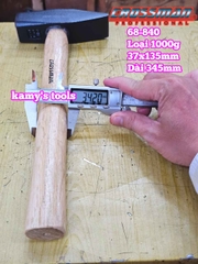 Búa đầu vuông dẹp cán gỗ Crossman 1000g model 68-840