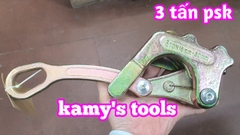 Cóc kẹp cáp, ngậm cáp, đớp cáp 3 tấn PSK model SD-3