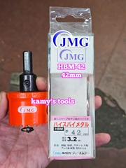 Mũi khoét lỗ kim loại HBM JMG 42mn 43mm 44mm 45mm 46mm HBM-42 HBM-43 HBM-44 HBM-45 HBM-46