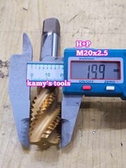 Mũi taro xoắn vàng HSS H+P M20x2.5 dài 105mm HPTT-2025