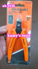 Kìm cắt chân mạch điện tử 5 inch Asaki model AK-8156
