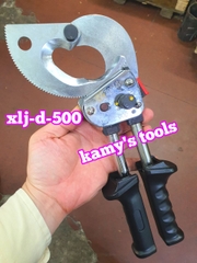Kìm cắt cáp nhông XLJ-D-500 cắt đồng nhôm 500mm2 40mm cán kéo dài
