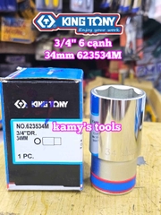 Đầu tuýp 3/4 inch 6 cạnh trắng 33mm 34mm 36mm 38mm 41mm 623533M 623534M 623536M 623538M 623541M