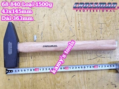 Búa đầu vuông dẹp cán gỗ Crossman 1500g model 68-840