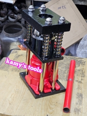 Máy bấm đầu dây ống áp lực cao 3 tấn 8-14mm, con đội bấm đầu xịt rửa kamytools
