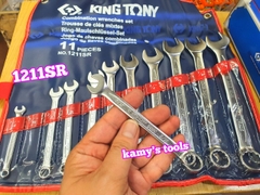 Bộ cờ lê vòng miệng hệ inch 11 chi tiết Kingtony 1211SR 1/4-15/16