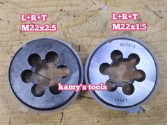 Bàn ren M22x1.5 M22x2.5 L+R+T (LRT) dụng cụ tạo ren ngoài bulong