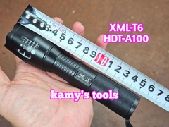Đèn pin siêu sáng 5 chế độ XML-T6 HDT-A100 UltraFire dài 135-156mm