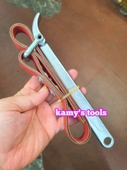 Cảo mở lọc nhớt lọc dầu bằng dây da cờ lê dây da 9 inch 225mm C-mart F0007-09 mở 30-160mm