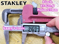 Mỏ lết răng 8 inch Stanley 87-621-S ngàm mở 27mm