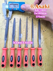 Bộ dũa giũa mini 6 cây Asaki AK-3900 cỡ 5mm 5x180mm