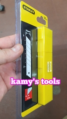 Dao rọc cáp cán nhựa cao su 7 inch 180mm rộng 25mm Stanley model STHT10425-8 và lưỡi dao rọc giấy stanley 25mm 0-11-325