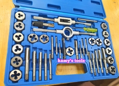 Bộ taro bàn ren 40 chi tiết ta rô ren hợp kim thép siêu cứng và bền hơn hộp nhựa mica