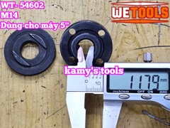 Ốc hãm máy mài bộ tán mài mặt bích kẹp đĩa cắt lưỡi đá mài M14 cho máy mài góc 125mm Wetools WT-54602