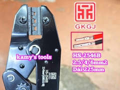 Kìm bấm cos năng lượng mặt trời MC4 2.5-4-6mm2 dài 9 inch 225mm GKGJ HS-2546B