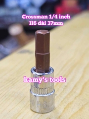Tuýp lú đầu lục giác 1/4 Inch Crossman 3mm 5mm 6mm 8mm model 99-423 99-425 99-426 99-428
