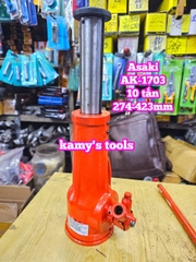 Kích con đội răng cơ khí 10 tấn cao 274mm-423mm Asaki AK-1703