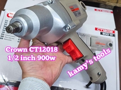 Máy siết bulong điện Crown 1/2 inch CT12018 900w 325Nm 2100 vòng/phút
