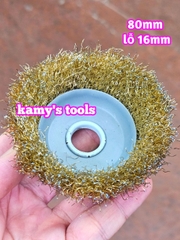 Chén cước bánh cước đánh rỉ sắt dày 3cm đường kính 80mm lỗ 16mm