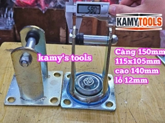 Đế càng bánh xe cố định và xoay loại dày 6mm cho bánh xe 150mm Kamytools KMT-33150A KMT-32150A