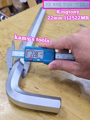 Lục giác đầu bằng 22mm Kingtony 112522MR dài 422mm