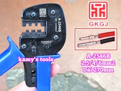 Kìm bấm cos năng lượng mặt trời MC4 2.5-4-6mm2 dài 270mm GKGJ A-2546B