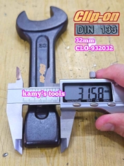 Cờ lê miệng đóng 32mm DIN133 Clip-On CLO-932032