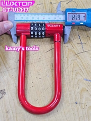 Ổ khóa số mật mã chữ U 4 chữ số Luxtop LT-UL137 càng dài 127mm