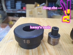Khuôn đột lỗ tôn tròn 16mm 18mm 20mm 22mm 25mm 28mm 32mm dùng cho SYD-25 SYD-32