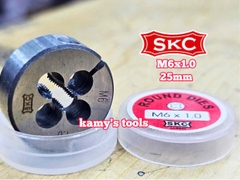 Bàn ren SKC M6x1.0 (6x1.0) đường kính 25mm Nhật SKC-432506A