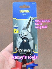 Kéo cắt tôn Irwin 10 inch 250mm mũi cong trái model 10504309N