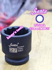 Đầu tuýp 1/2 inch 12 cạnh Santa 21mm 23mm 27mm 30mm 32mm IMB621 IMB623 IMB627 IMB630 IMB632