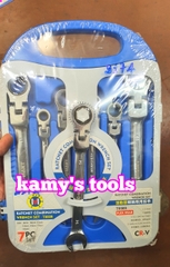 Bộ 7 cờ lê gật gù tự động chính hãng CMART T0009, cờ lê tự động lắc léo