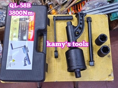 Dụng cụ bộ tay quay cộng lực tăng lực tháo mở tắc kê ốc bánh xe tải QL-58B 3800Nm Wetools