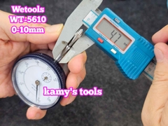 Đồng hồ so 0-10mm Wetools WT-6010 mặt 56mm