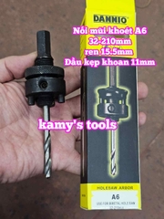 Đầu khớp nối mũi khoét lỗ Dannio A2 dùng cho 14-30mm và A6 dùng cho 32-210mm