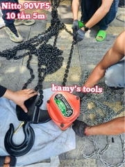 Pa lăng xích kéo tay Nitto 10 tấn 5m (5 mét) model 90VP5 cao cấp