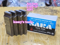 Dao tiện ren ống sắt tráng kẽm Rex hiệu Sara 2 1/2-3 inch ren ống 76-90mm hệ ren thông dụng BSPT