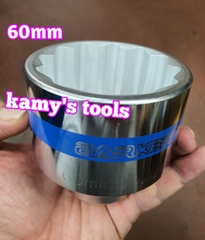 Đầu tuýp khẩu Barker 3/4 inch lục giác 6 cạnh bông 12 cạnh 54mm 55mm 60mm 63mm 65mm