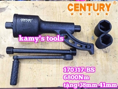 Bộ dụng cụ quay lốp tăng lực mở tắc kê bánh xe tải 1 inch 6800Nm Century 170317-BS
