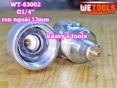 Bộ đầu khớp nối nhanh thủy lực Wetools G1/4 inch ren ngoài 13mm WT-63002