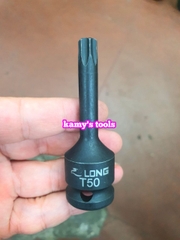 Đầu tuýp lú đầu bông sao 1/2 inch dài 78mm T40 T45 T50 T55 T60 T70 T80 T90 T100