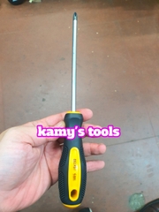 Tua vít cán cao su gai 6mm, tô vít (bán lẻ 1 cây)