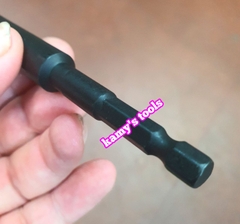 Mũi bắn đầu chụp bulong dài 110mm sâu 50mm chuôi chân lục giác 8mm 10mm 12mm 13mm 14mm 17mm 19mm