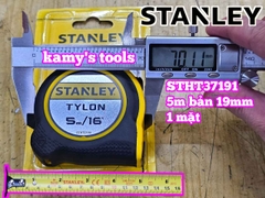Thước cuộn thép 5m thước kéo 5 mét 1 mặt hệ mét inch bản 19mm Stanley STHT37191