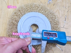 Bánh cước chổi thau đánh rỉ sét đường kính 100mm 125mm 150mm kamytools