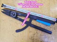 Kìm mở phe trong thẳng vô Black hand 16 inch dài 400mm HS-400 BH-418-1 mở phe đường kính 85-170mm