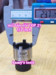 Dụng cụ mở tán nồi côn xe gắn máy 1/2 inch TOP 16mm 19mm 21mm đầu tuýp đầu khẩu mở nồi côn