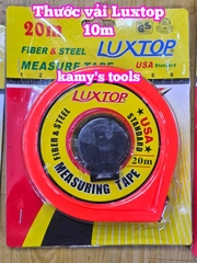 Thước dây vải cuộn 10 mét 20 mét 30 mét Luxtop LT-FT10, LT-FT20, LT-FT30, thước vải 10m 20m 30m